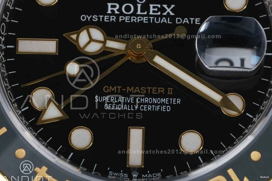 Edition Dial New V2 SH3285 II Master Bracelet SS GMT Black 126713 on GRNR Best ARF YG Jubilee 0419